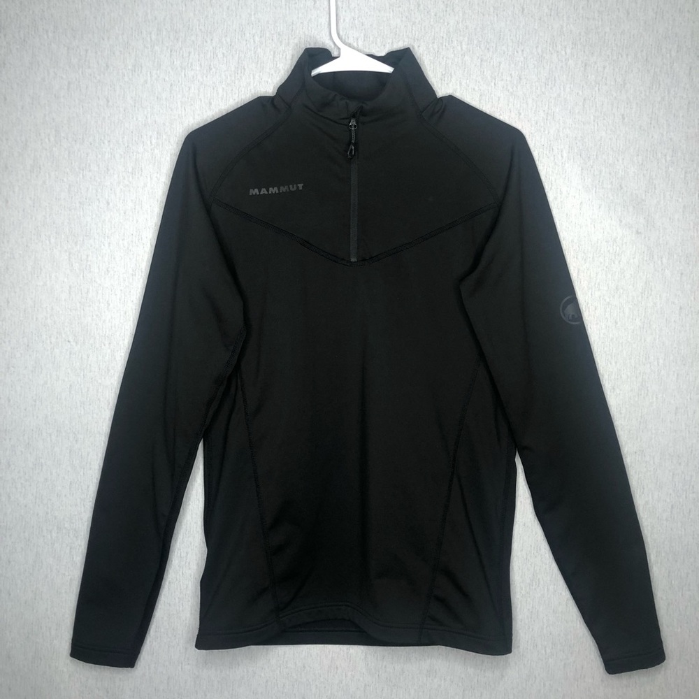 Mammut Men’s Snow ML Half Zip Fleece Jacket S Stretch Pullover Outdoor Active